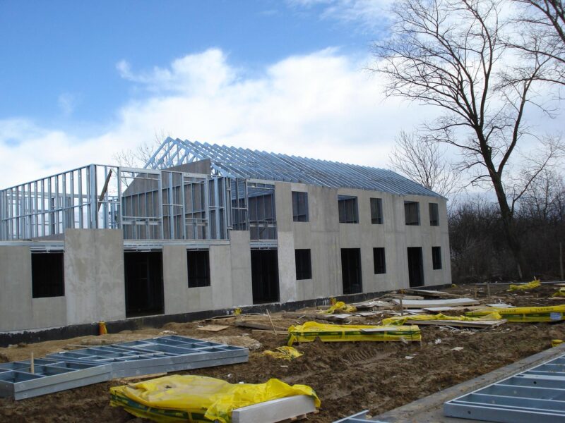 Prefabricated house as a shell